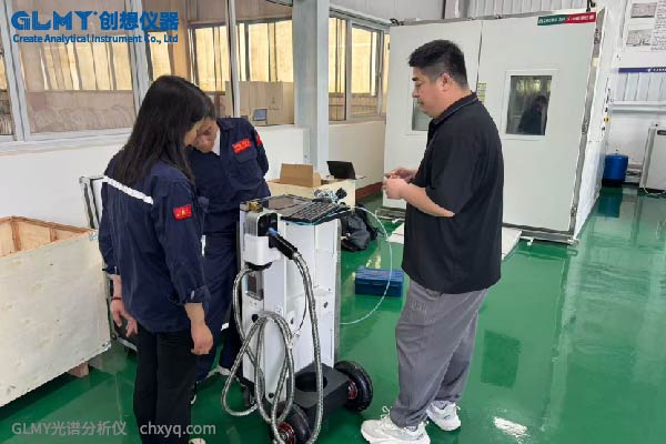 5月18日巨力索具CX-9900M便攜式分析儀安裝培訓